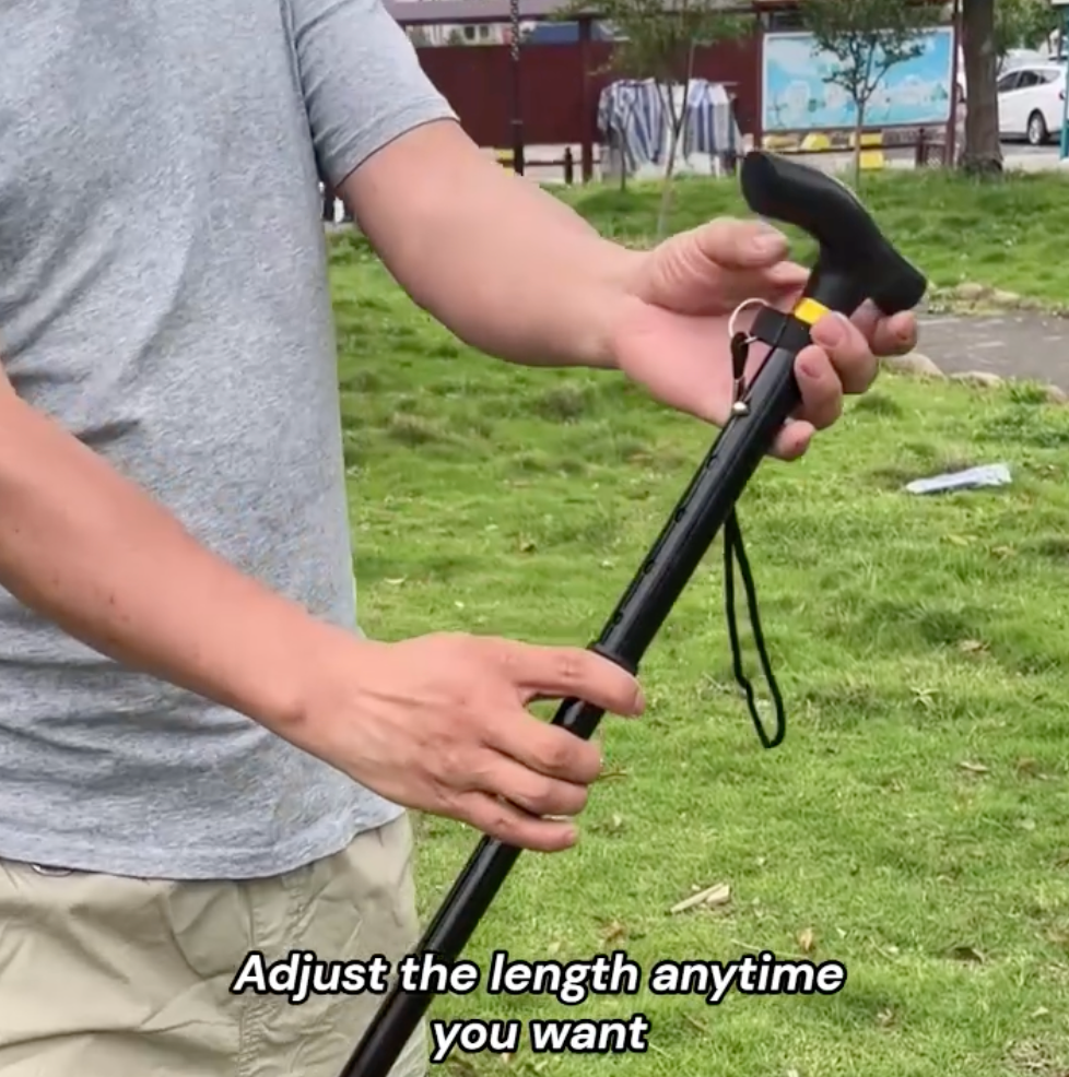 OrthoLift - Adjustable Walking Stick Cane